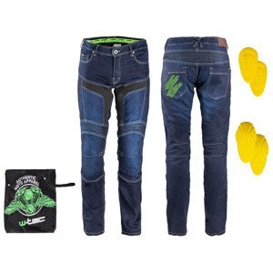 Pánske moto jeansy W-TEC Alfred CE modrá - 3XL