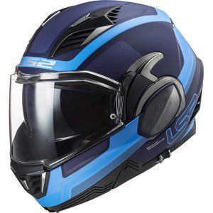 Výklopná moto prilba LS2 FF900 Valiant II Orbit P/J Matt Blue - XXL (63-64) - Záruka 5 rokov