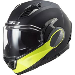 Výklopná moto prilba LS2 FF900 Valiant II Hammer P/J Black H-V Yellow - XS (53-54) - Záruka 5 rokov