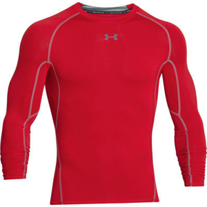 Pánske kompresné tričko Under Armour HG Armour LS Red - S