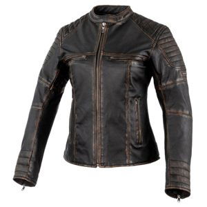 Dámská kožená moto bunda Rebelhorn Hunter Pro Lady CE Vintage Black - L