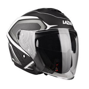 Moto prilba Lazer Tango Hexa Black-White Matt - M (57-58)