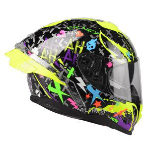 Moto prilba Lazer Rafale SR Crazy (Black-Multicolor) - XS (53-54)