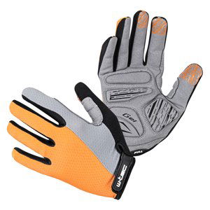 Motokrosové rukavice W-TEC Vilasar fluo oranžová - L