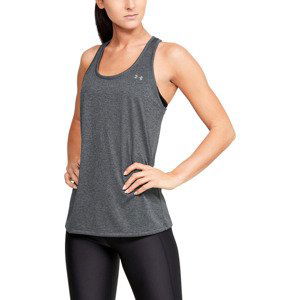 Dámske tielko Under Armour Tech Tank - Solid Carbon Heather - M