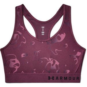 Dámska športová podprsenka Under Armour Mid Keyhole Print Level Purple - M