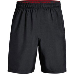 Pánske kraťasy Under Armour Woven Graphic Short Black /  / Steel - XL