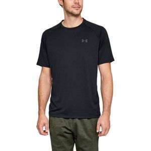 Pánske tričko Under Armour Tech SS Tee 2.0 Black/Graphite - S