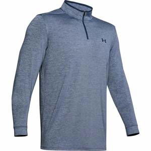 Pánske tričko s dlhým rukávom Under Armour Playoff 2.0 1/4 Zip Blue Ink - XL