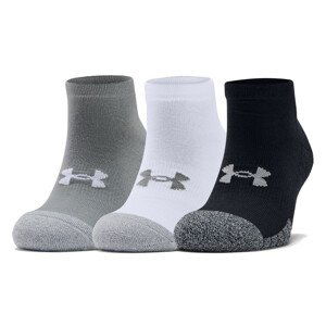 Unisex členkové ponožky Under Armour Heatgear Locut 3 páry Steel - L (41-46)