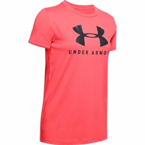 Dámske tričko Under Armour Graphic Sportstyle Classic Crew Rush Red - L