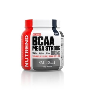 Aminokyseliny Nutrend BCAA Mega Strong Drink (2:1:1) 400g čierna ríbezľa