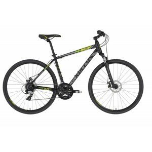 Pánsky crossový bicykel KELLYS CLIFF 70 28" - model 2021 Black Green - M (19'') - Záruka 10 rokov