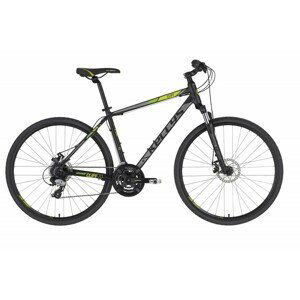 Pánsky crossový bicykel KELLYS CLIFF 70 28" - model 2021 Black Green - L (21'') - Záruka 10 rokov