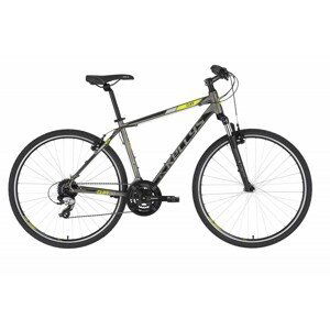 Pánsky crossový bicykel KELLYS CLIFF 30 28" - model 2021 Grey - S (17'') - Záruka 10 rokov