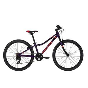 Juniorský bicykel KELLYS KITER 30 24" - model 2021 Purple - 11" - Záruka 10 rokov