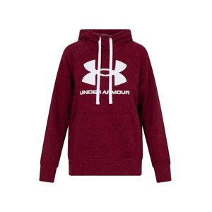 Dámska mikina Under Armour Rival Fleece Logo Hoodie League Red - L