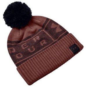 Pánska čiapka Under Armour Big Logo Pom Beanie Cinna Red - OSFA