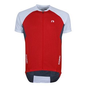 Pánske cyklistické tričko Newline Bike Jersey červená - M