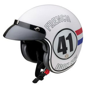 Moto prilba W-TEC Café Racer French 41 - M (57-58)