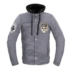 Pánska bunda W-TEC Black Heart Garage Built Jacket tmavo šedá - 4XL