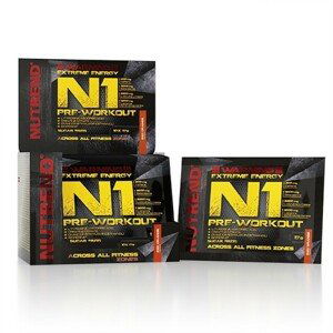 Pre-workout zmes Nutrend N1 10x17 g modrá malina