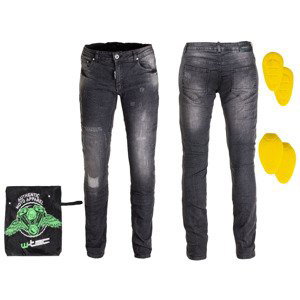 Pánske moto jeansy W-TEC Komaford tmavo šedá - XL