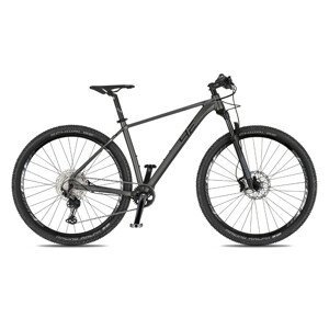 Horský bicykel 4EVER Prodigy Race 29" - model 2021 titan/metal strieborná - 19" - Záruka 10 rokov