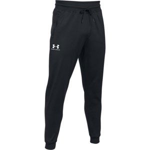 Pánske tepláky Under Armour Sportstyle Jogger Black/White - XL