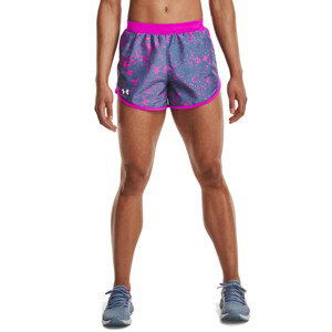 Dámske kraťasy Under Armour Fly By 2.0 Printed Short Mineral Blue - S