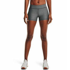 Dámske kompresné šortky Under Armour HG Armour Mid Rise Shorty Charcoal Light Heather - XS