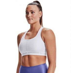 Dámska športová podprsenka Under Armour Crossback Mid Bra White - S