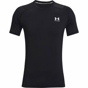 Pánske tričko Under Armour HG Armour Fitted SS Black - S