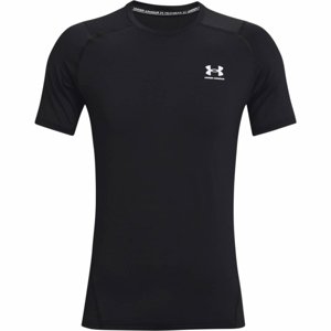 Pánske tričko Under Armour HG Armour Fitted SS Black - XL