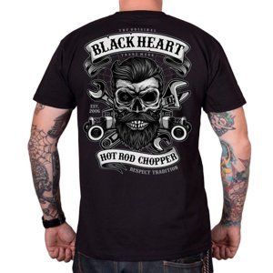 Tričko BLACK HEART Respect Tradition čierna - XL