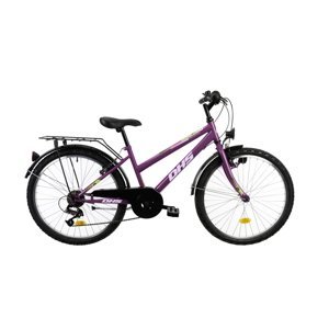 Juniorský bicykel DHS 2414 24" - model 2021 Violet - Záruka 10 rokov