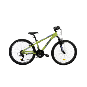 Juniorský bicykel DHS Teranna 2423 24" - model 2021 Green - 12" - Záruka 10 rokov