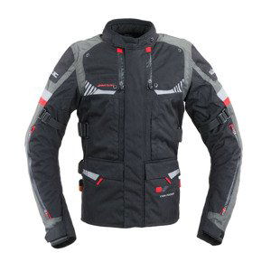 Touringová moto bunda W-TEC Excellenta Evo Thunderstorm Gray - XL