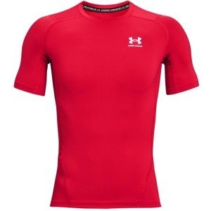 Pánske kompresné tričko Under Armour HG Armour Comp SS Red - XL