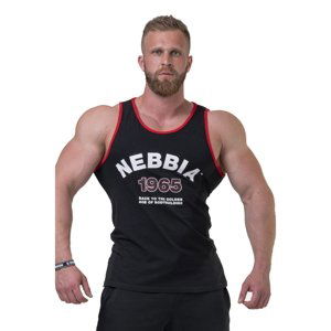 Pánske tielko Nebbia Old School Muscle 193 Black - L