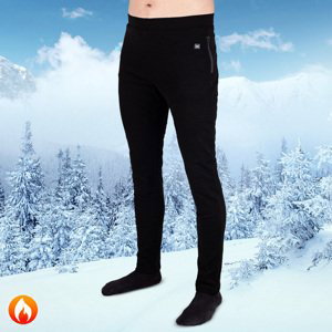Pánske vyhrievané nohavice W-TEC Insupants čierna - XL