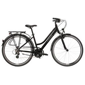 Dámsky trekingový bicykel Kross Trans 2.0 28" - model 2022 čierna/šedá - S (15")