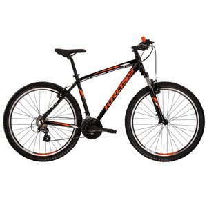 Horský bicykel Kross Hexagon 2.0 26" - model 2022 čierna/oranžová/šedá - S (17'')
