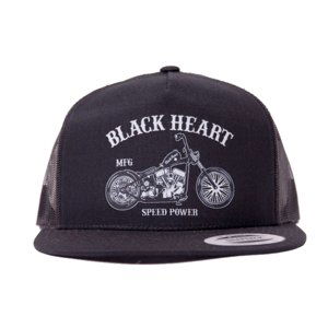 Šiltovka BLACK HEART Bobber BLK Trucker čierna