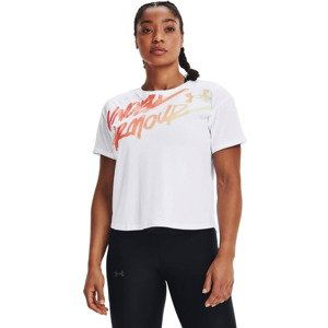 Dámske tričko Under Armour Live Chroma Graphic Tee White - XS