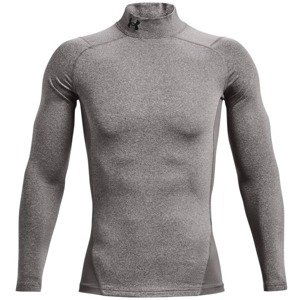 Kompresné tričko Under Armour CG Armour Comp Mock Charcoal Light Heather - L