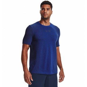 Pánske tričko Under Armour Seamless Wordmark SS Royal - XXL