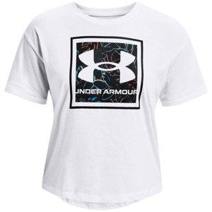 Dámske tričko Under Armour Live Glow Graphic Tee White - M