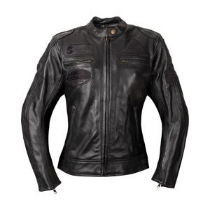 Dámska kožená moto bunda W-TEC Urban Noir Lady čierna - 3XL