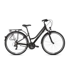Dámsky trekingový bicykel Kross Trans 2.0 28" - model 2022 šedá/čierna - S (15")